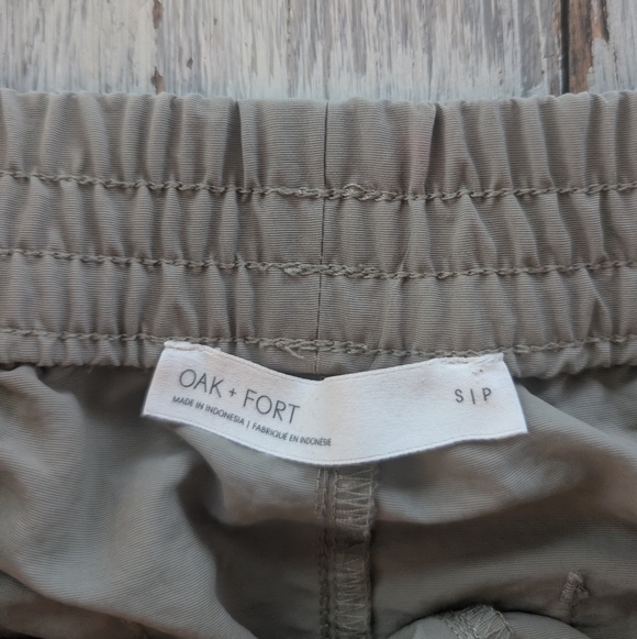 Oak + Fort Nylon Parachute Wide Leg Pant Women's Small - Picture 7 of 7